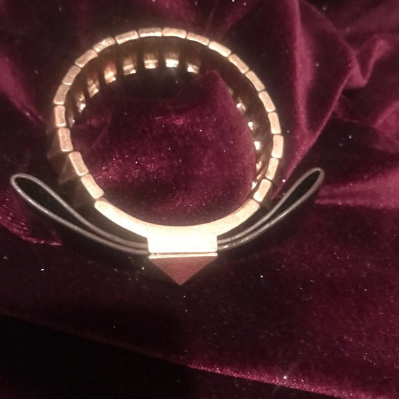 BCBGeneration Rose Gold Stretch Bow Tie Bracelet - Picture 6 of 8